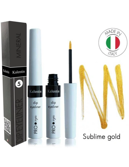 Mineral eyeliner Gold - Tiger 5 | Kalentin sustainable cosmetic brand