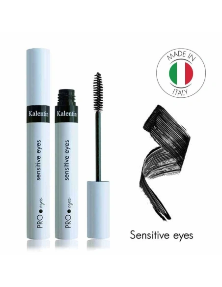 Black sensitive eyes mineral mascara - No 3 Fine | Kalentin sustainable cosmetic brand