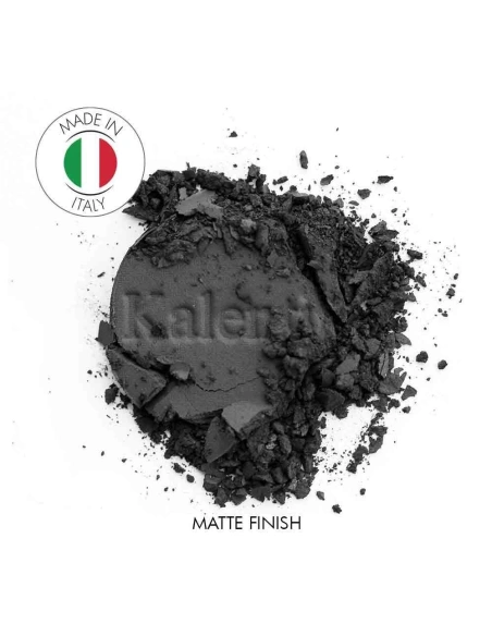 Matte black mineral eye shadow - No 13 Shikoku | Kalentin sustainable cosmetic brand