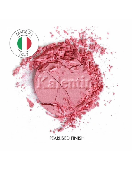 Pearlised bubblegum pink mineral eye shadow - No 35 Nias | Kalentin sustainable cosmetic brand