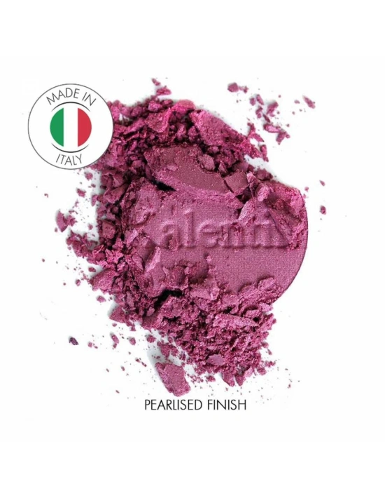 Pearlised fuchsia mineral eye shadow - No 38 Muna | Kalentin sustainable cosmetic brand
