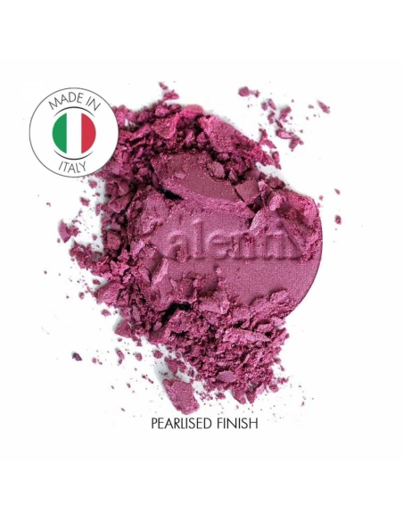 Pearlised fuchsia mineral eye shadow - No 38 Muna | Kalentin sustainable cosmetic brand