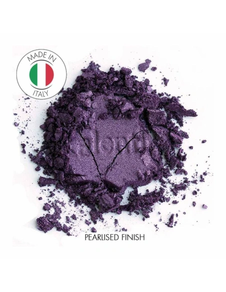 Pearlised amethyst purple mineral eye shadow - No 41 Saaremaa | Kalentin sustainable cosmetic brand