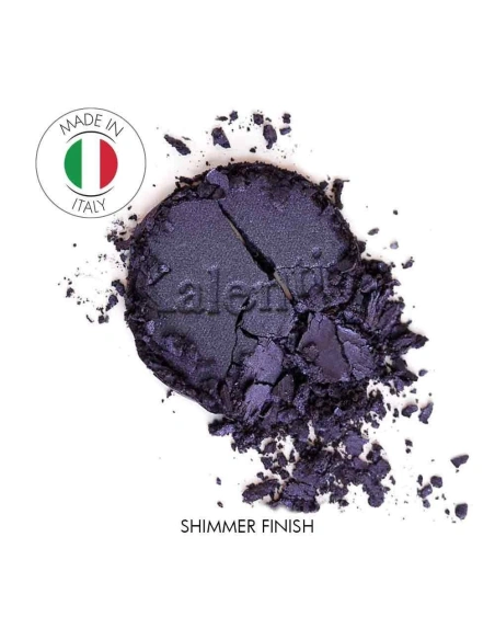 Shimmer indigo mineral eye shadow - No 48 Flores | Kalentin sustainable cosmetic brand