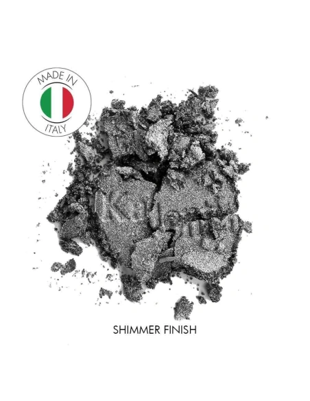 Shimmer metallic grey mineral eye shadow - No 5 New Guinea | Kalentin sustainable cosmetic brand