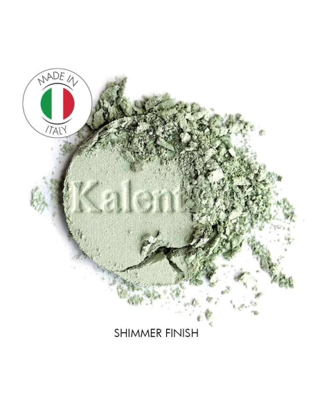 Shimmer mint green mineral eye shadow - No 50 Bougainville  | Kalentin sustainable cosmetic brand