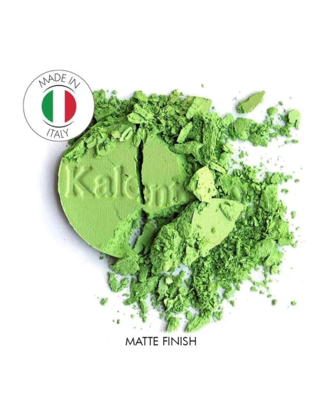 Matte neon lime green mineral eye shadow - No 51 Ireland | Kalentin sustainable cosmetic brand