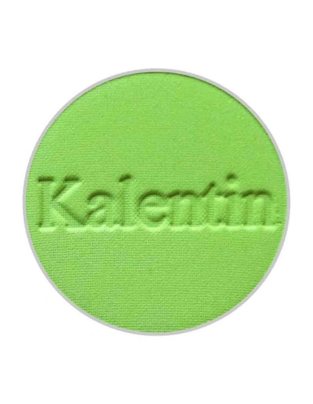 Matte neon lime green mineral eye shadow - No 51 Ireland | Kalentin sustainable cosmetic brand