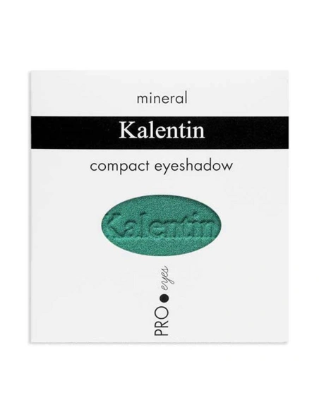 Pearlised emerald green mineral eye shadow - No 54 La palma | Kalentin sustainable cosmetic brand