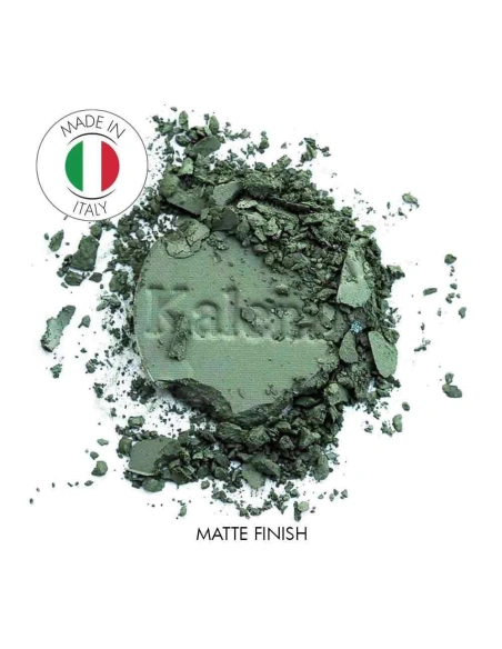 Matte sage green eye shadow - No 58 Ios | Kalentin sustainable cosmetic brand