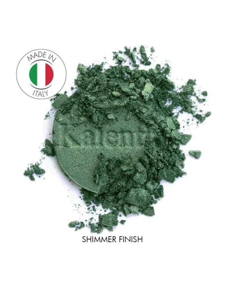 Shimmer fern green mineral eye shadow - No 60 Jersey | Kalentin sustainable cosmetic brand