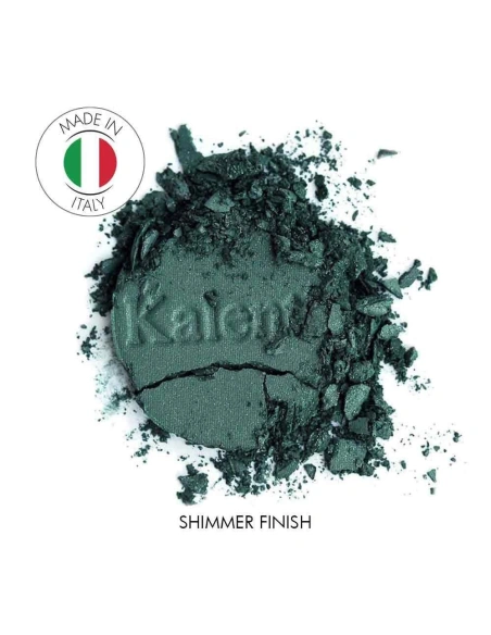 Shimmer dark green mineral eye shadow - No 61 Guernsey | Kalentin sustainable cosmetic brand