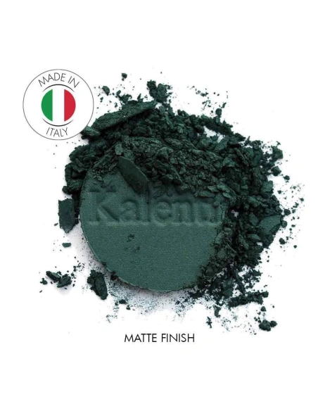 Matte forest green mineral eye shadow - No 62 St.Anne | Kalentin sustainable cosmetic brand