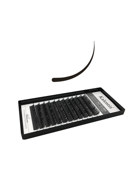 D Curl Volume Eyelash Extensions | Kalentin Sustainable Lash Brand