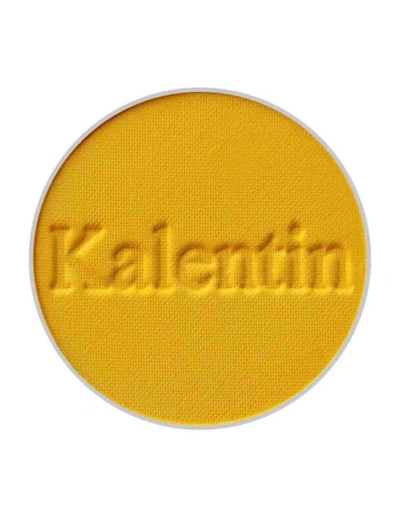 Matte sunshine yellow mineral eye shadow - No 76 Bananal | Kalentin sustainable cosmetic brand
