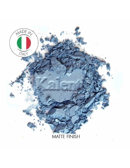 Matte sky light blue mineral eye shadow - No 78 Sardinia  | Kalentin sustainable cosmetic brand