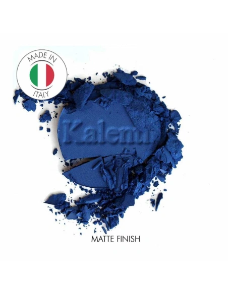 Matte cobalt blue mineral eye shadow - No 81 Majorca | Kalentin sustainable cosmetic brand