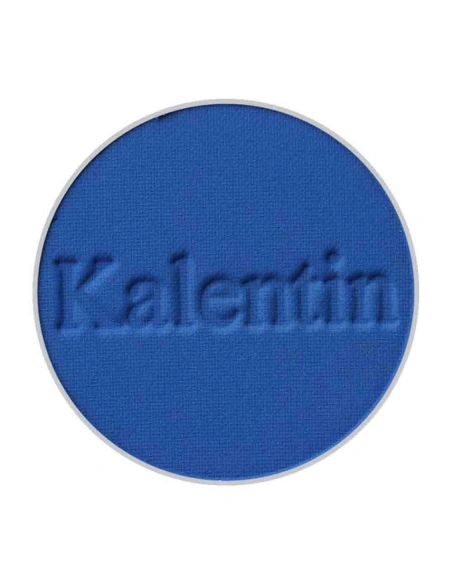 Matte cobalt blue mineral eye shadow - No 81 Majorca | Kalentin sustainable cosmetic brand