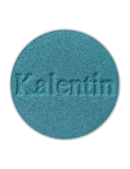Pearlised turquoise mineral eye shadow - No 82 Sicily | Kalentin sustainable cosmetic brand