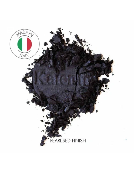 Pearlised dark midnight blue mineral eye shadow - No 84 Corsica | Kalentin sustainable cosmetic brand