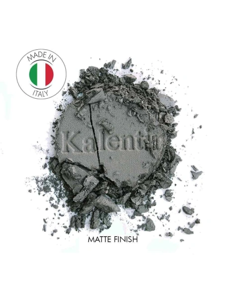 Matte ash grey mineral eye shadow - No 9 Sumatra | Kalentin sustainable cosmetic brand