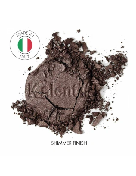 Pearlised iridescent brown mineral eye shadow - Haiti No 93 | Kalentin sustainable cosmetic brand