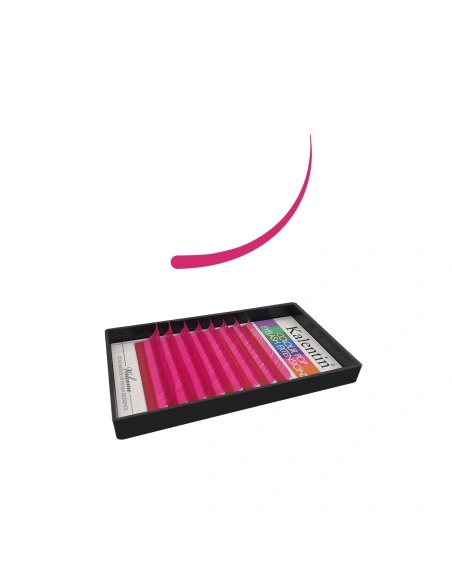 D Mix Pink Volume Eyelash Extensions | Kalentin Sustainable Lash Brand