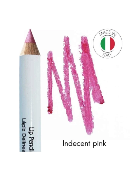 Mineral lip pencil No 1 Cabernet - Indecent Pink | Kalentin sustainable cosmetic brand