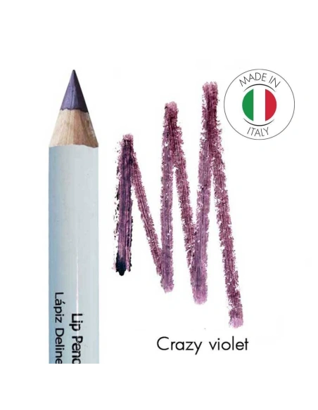 Mineral lip pencil No 5 Passito - Crazy violet | Kalentin sustainable cosmetic brand