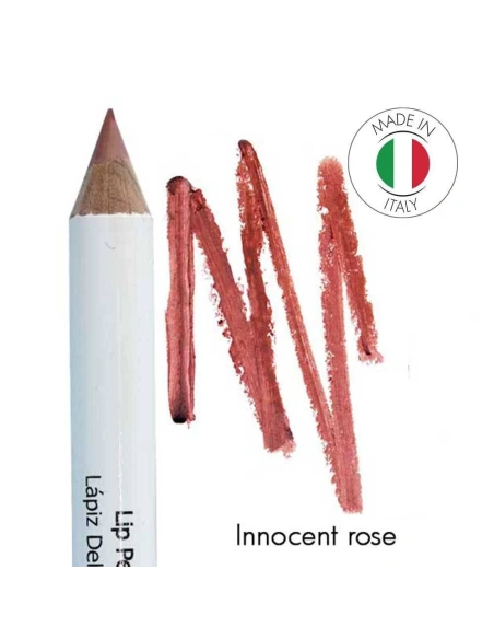 Mineral lip pencil No 9 Marsala - Innocent rose | Kalentin sustainable cosmetic brand
