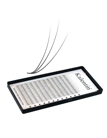 3D pre-fanned Eyelash Extensions| Kalentin Sustainable Lash Brand