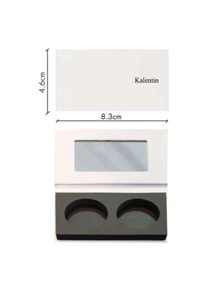 Professional magnetic palette - 2 spaces 30mm|Kalentin sustainable cosmetic brand