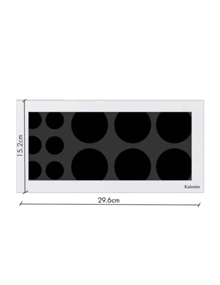 Professional magnetic palette - 6 spaces 30mm + 6 spaces 59mm|Kalentin sustainable cosmetic brand