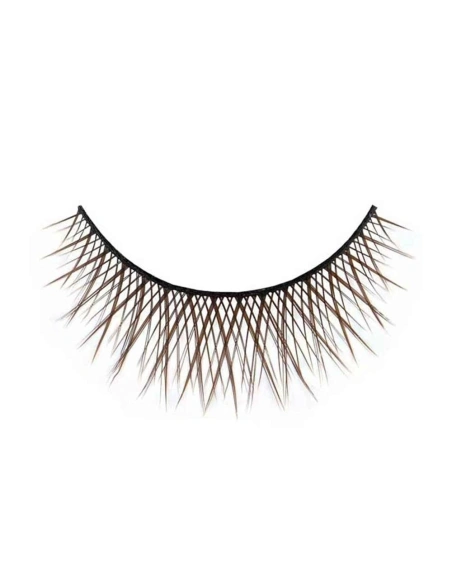 brown natural volume strip lash