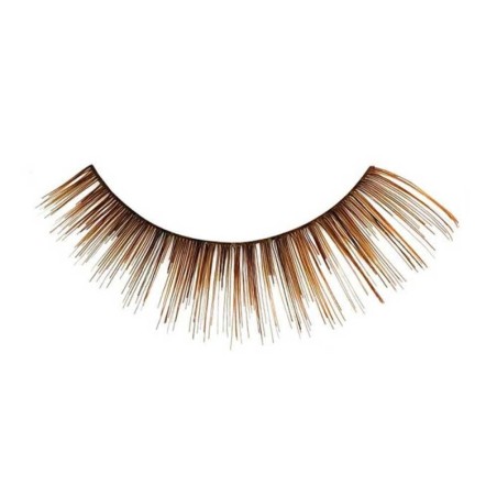 volume brown strip lash