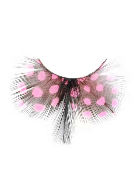feather detail strip lash