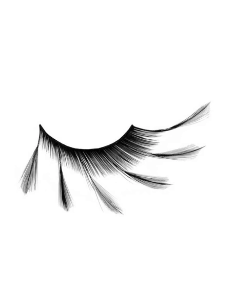 feather detail strip lash