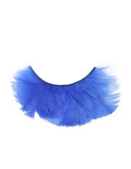 colourful feather strip lash