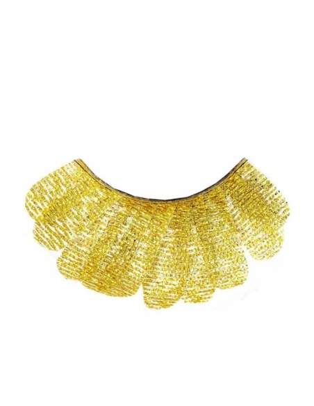 gold party strip lash