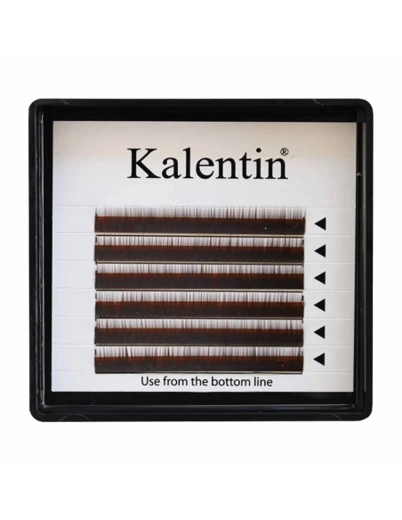 Eyebrow Extensions Curl I - Dark Brown | Kalentin Sustainable Lash Brand
