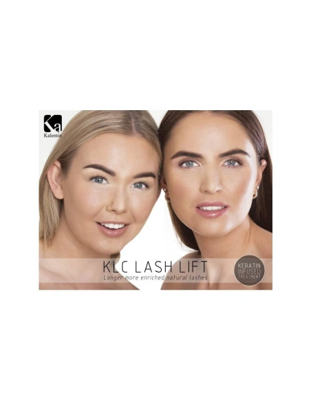 Lash lift poster | Kalentin sustainable lash brand