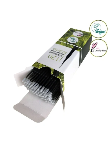 Vegan Disposable Remover Sticks 1.2mm 120 pcs | Kalentin Sustainable Lash Brand