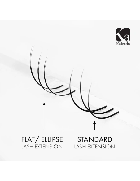Flat Mix Box Eyelash Extensions in Paper Packaging | Kalentin Sustainable Lash Brand