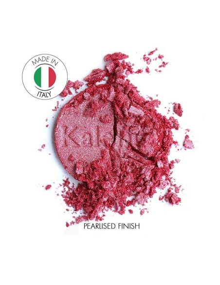 Pearlised candy pink mineral eye shadow - No 71 Aruba | Kalentin sustainable cosmetic brand