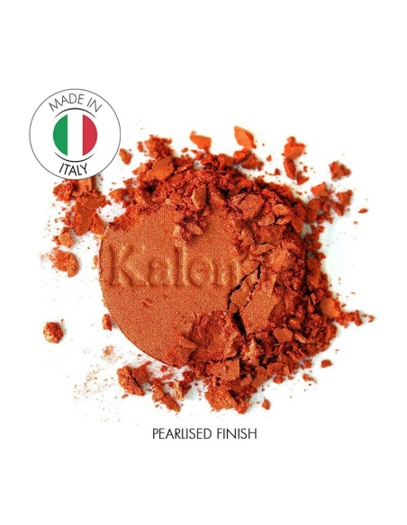 Pearlised gold orange mineral eye shadow - No 73 Tremiti | Kalentin sustainable cosmetic brand