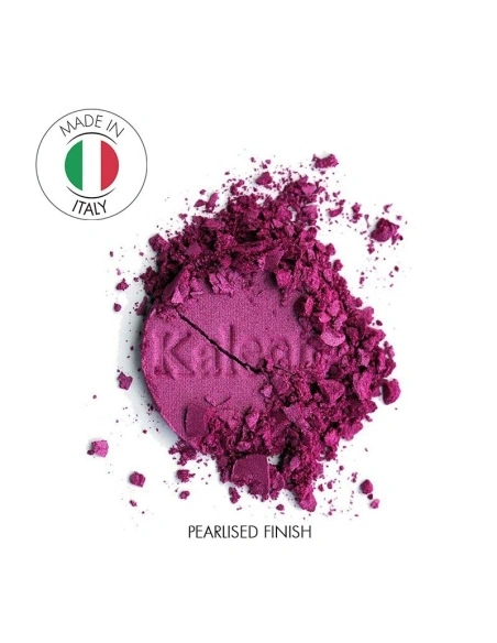 Pearlised lollipop pink mineral eye shadow - No 68 Stromboli | Kalentin sustainable cosmetic brand