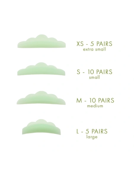 Vegan Silicon Pads 60 pcs ( 30 Pairs) | Kalentin Sustainable Lash Brand