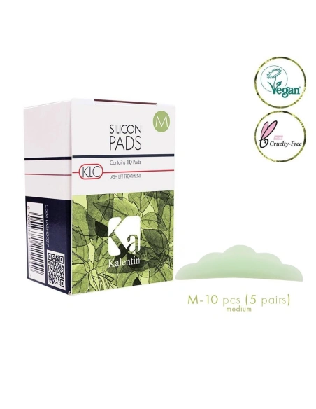 Vegan Silicon Pads M - 10 pcs (5 Pairs) | Kalentin Sustainable Lash Brand
