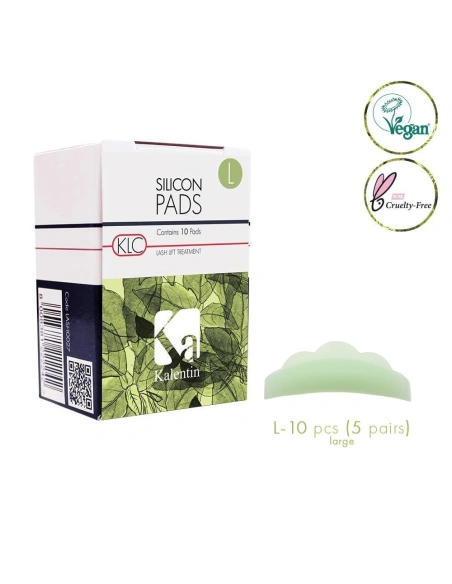 Vegan Silicon Pads L - 10 pcs (5 Pairs) | Kalentin Sustainable Lash Brand