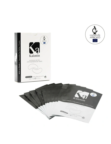 Aloe Barbadensis & Vitamin C Eye Patch - 20 pcs (10 Pairs)| Kalentin sustainable lash brand